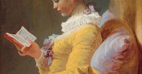 Thumbnail of Young Girl Reading by Jean Honoré Fragonard