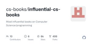 Thumbnail of GitHub - cs-books/influential-cs-books: Most influential books on Computer Science/programming