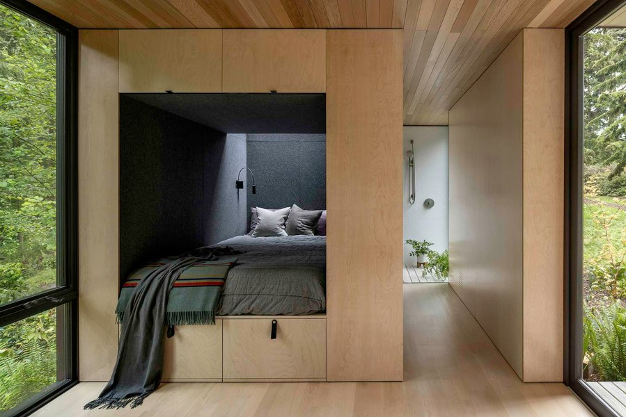 Thumbnail of Photo 4 of 9 in Half the Floor Plan Is Outdoors at This Off-Grid…