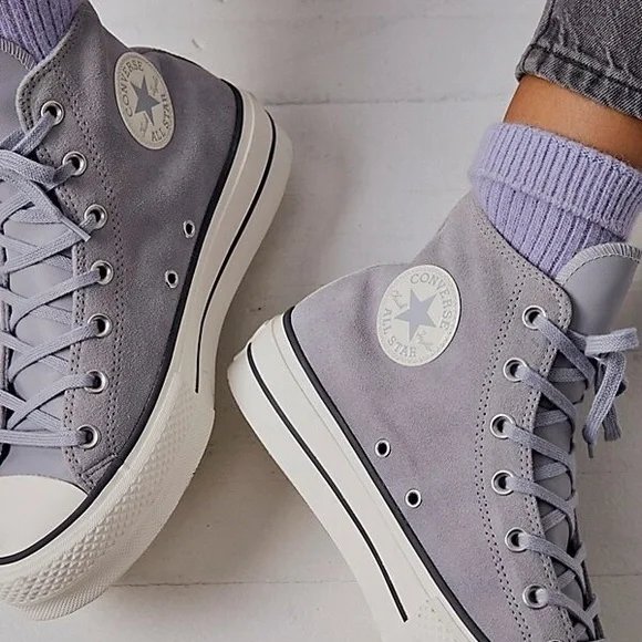 Thumbnail of Converse Chuck Taylor All Star Lift Cozy Utility Women's Suede Platform Sneakers