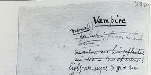 Thumbnail of Bram Stoker's Notes for Dracula