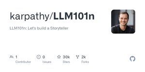 Thumbnail of GitHub - karpathy/LLM101n: LLM101n: Let's build a Storyteller