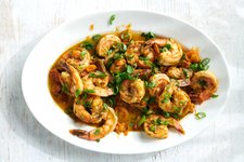 Thumbnail of Spiced Ginger Shrimp With Burst Tomatoes Recipe