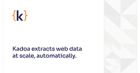 Thumbnail of Kadoa · AI Web Scraper