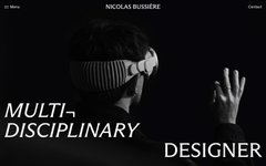Thumbnail of Nicolas Bussière - webdesign inspiration