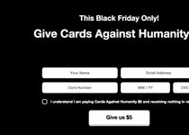 Thumbnail of Cards Against Humanity Asked People to Give It $5 on Black Friday for Nothing in Return. The Stunt Worked.