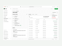 Thumbnail of Customer details page