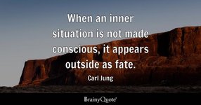 Thumbnail of Carl Jung - When an inner situation is not made conscious...