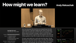 Thumbnail of How Might We Learn?