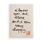 Thumbnail of I Know You Are There | Thich Nhat Hanh's Calligraphy