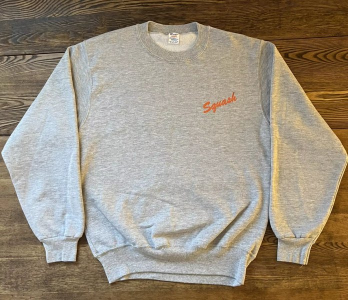Thumbnail of Vintage 1980s Champion Crewneck Sweatshirt Squash Size L Made In US Gray | eBay